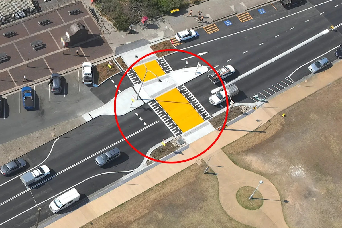 Different road rules for drivers and cyclists after new pedestrian crossing rolled out: 'Busiest spot'