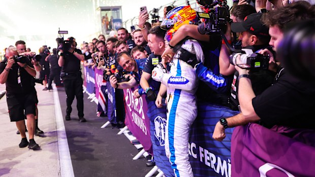McLaren was nowhere to be seen amidst the team celebrations in parc ferme after the Qatar Grand Prix.