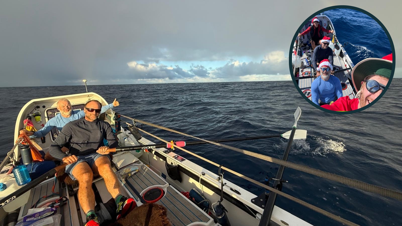 Ex-England captain 'closer to space than land' in World's Toughest Row race