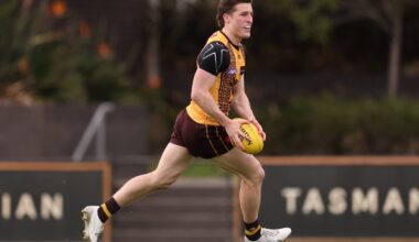 Hawks midfielder makes early statement, key pair train away from main group