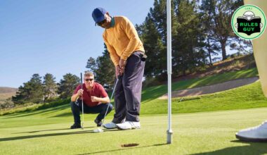 Where to stand when someone's putting