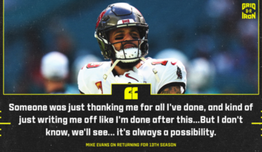 Mike Evans Discusses Bucs Future Amid Contract, NFL Retirement Rumors Ahead of Week 18