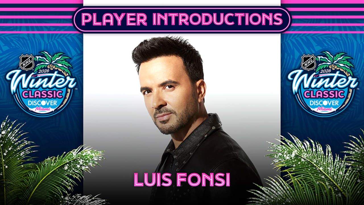 6-time Latin Grammy winner Luis Fonsi to perform at Winter Classic