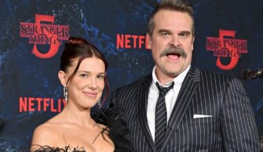 David Harbour and Millie Bobby Brown drop out of Stranger Things finale event