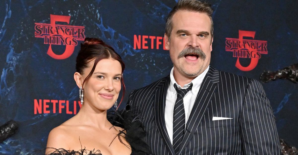 David Harbour and Millie Bobby Brown drop out of Stranger Things finale event