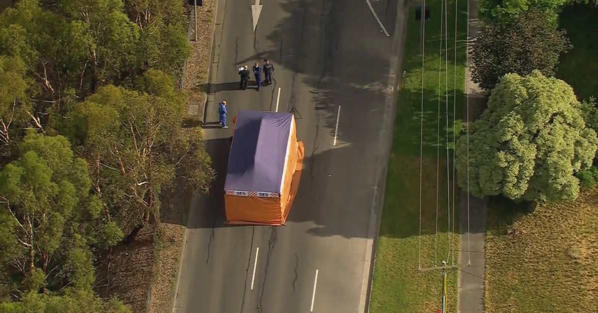 Man, 39, arrested after man, 28, 'lay down in road' and was killed in Melbourne