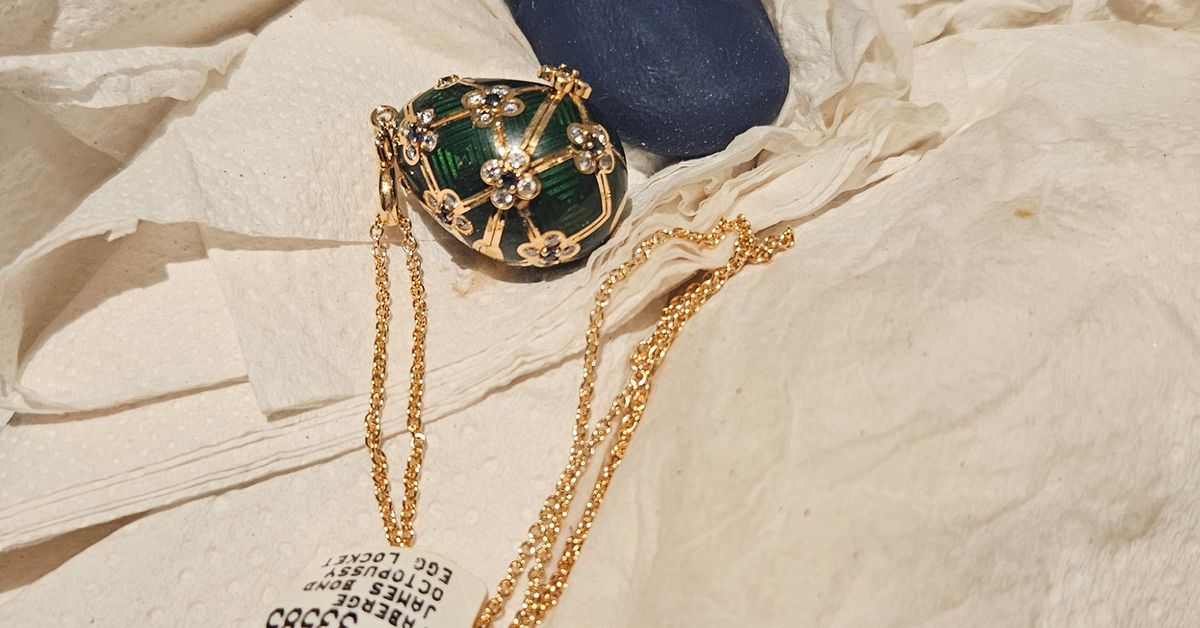 New Zealand police recover a swallowed Fabergé pendant after 6-day wait for it to reappear