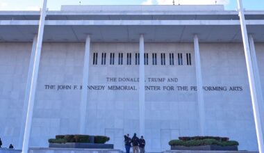 More artists pull out of Kennedy Centre gigs after Trump's name added to building