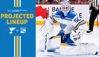 Projected Lineup: Dec. 17 vs. New York Rangers