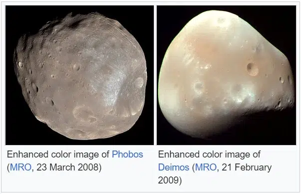 Phobos and Deimos. (MRO)