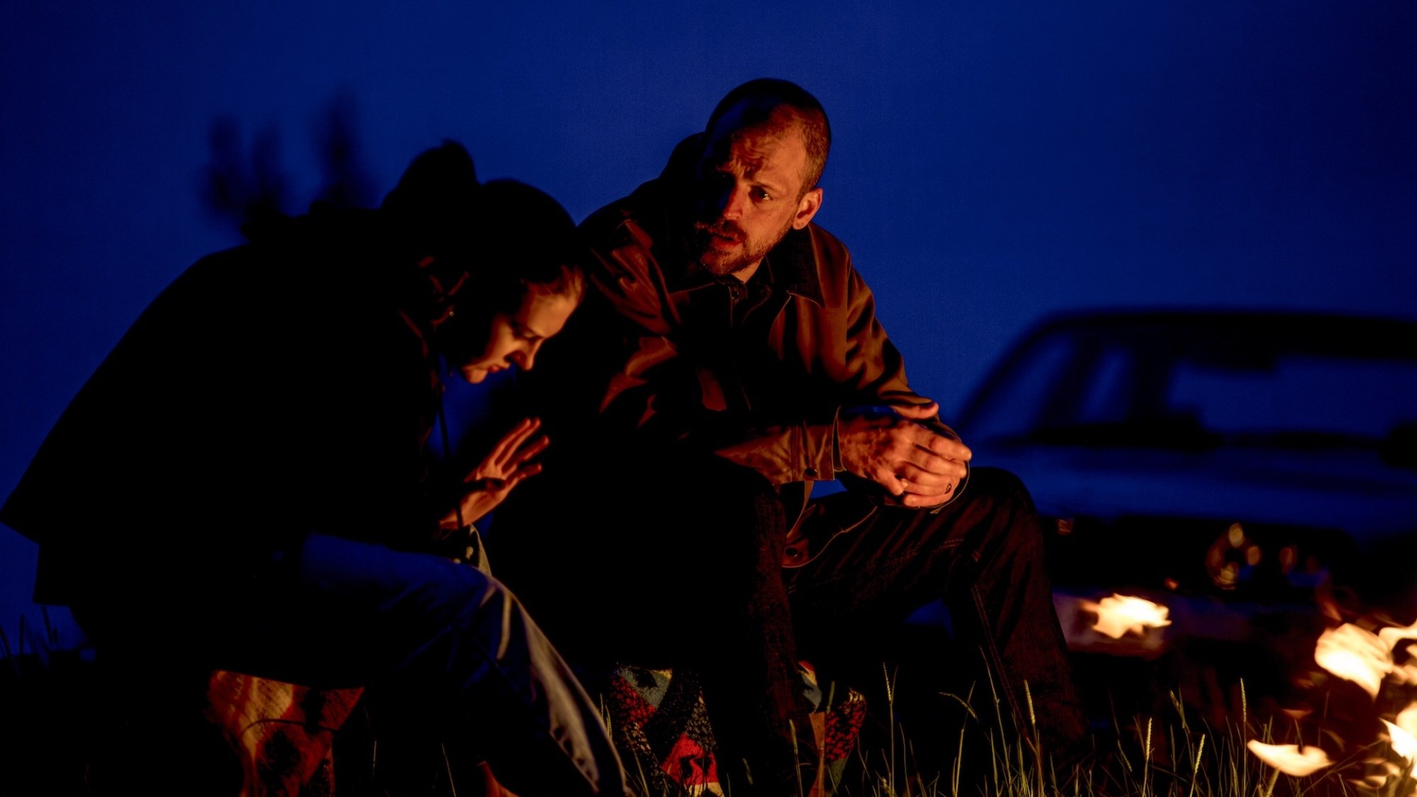 Lara Peake and Matthew Gurney in 