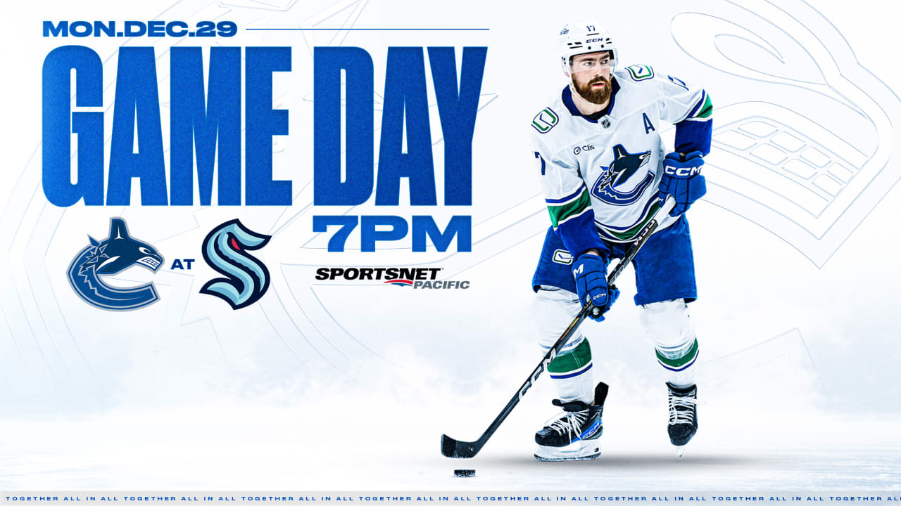 Game Notes: Canucks at Kraken
