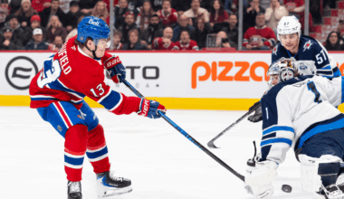 Caufield extends point streak to 9, lifts Canadiens past Jets in shootout