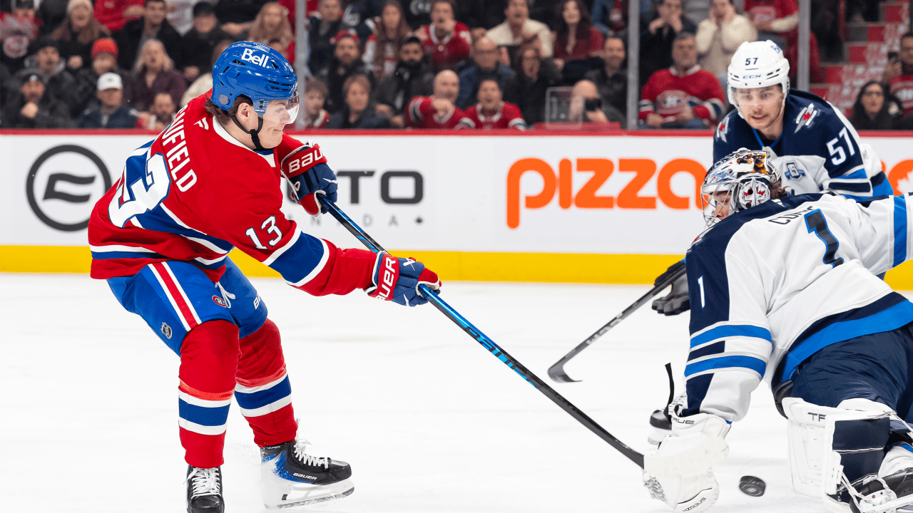 Caufield extends point streak to 9, lifts Canadiens past Jets in shootout