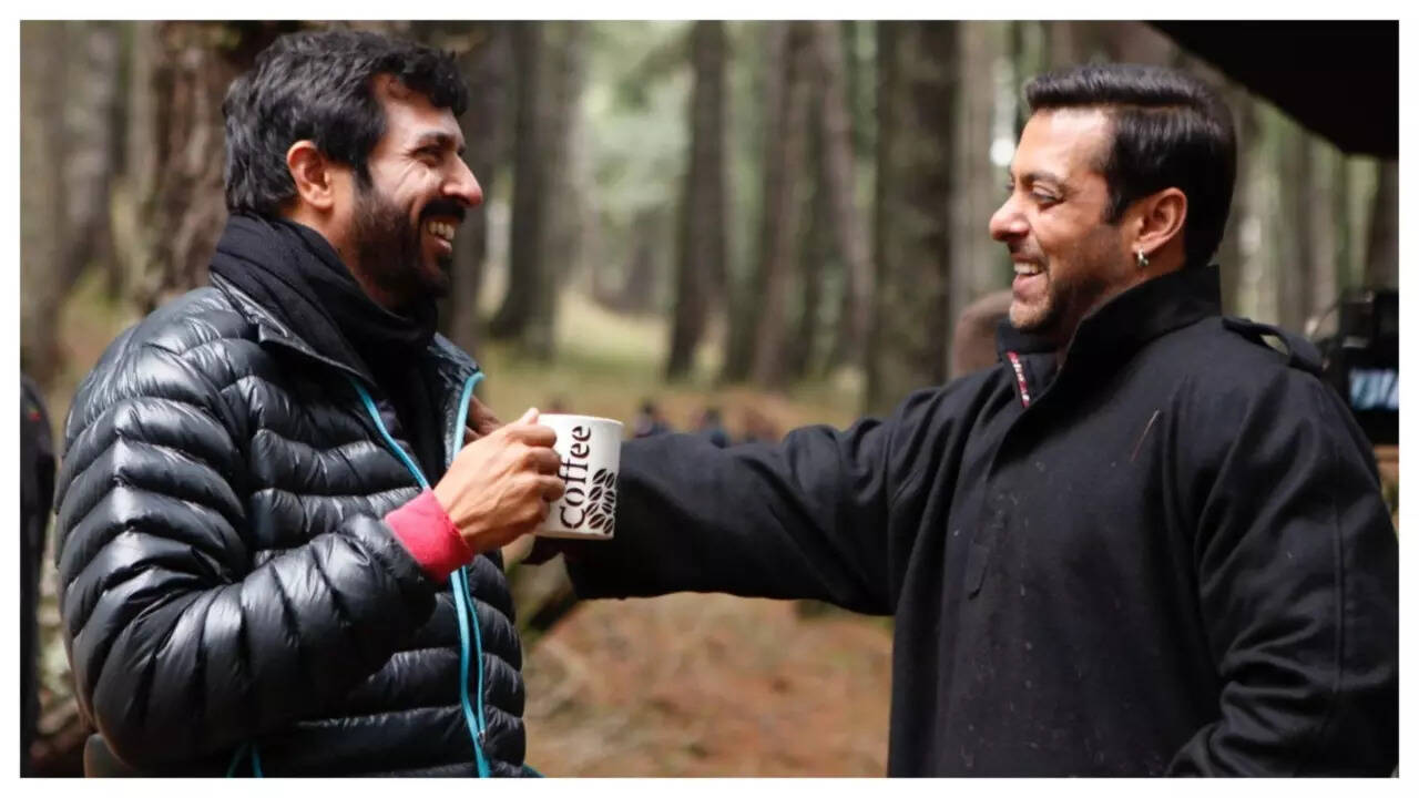 Kabir Khan with Salman Khan Kabir Khan with Salman Khan