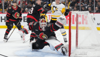Ullmark makes 23 saves, Senators hand Penguins 7th straight loss