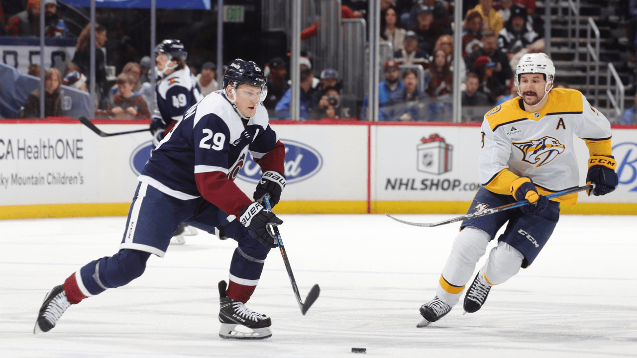 MacKinnon stays hot, Avalanche defeat Predators