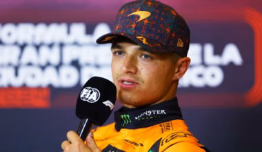 Lando Norris in FIA press conference