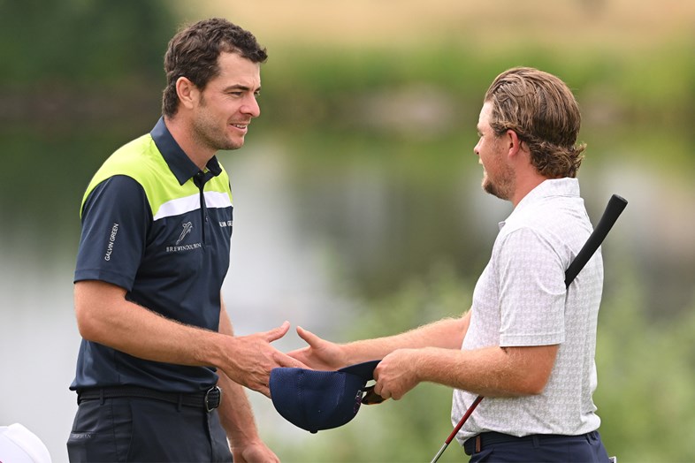 Two close friends on the professional golf circuit found themselves on opposite sides this week, as one re-signed with LIV Golf and the other slammed the tour, saying it "will never succeed".