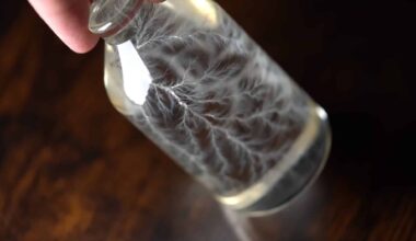 Lightning Patterns Throughout The Acrylic Cylinder