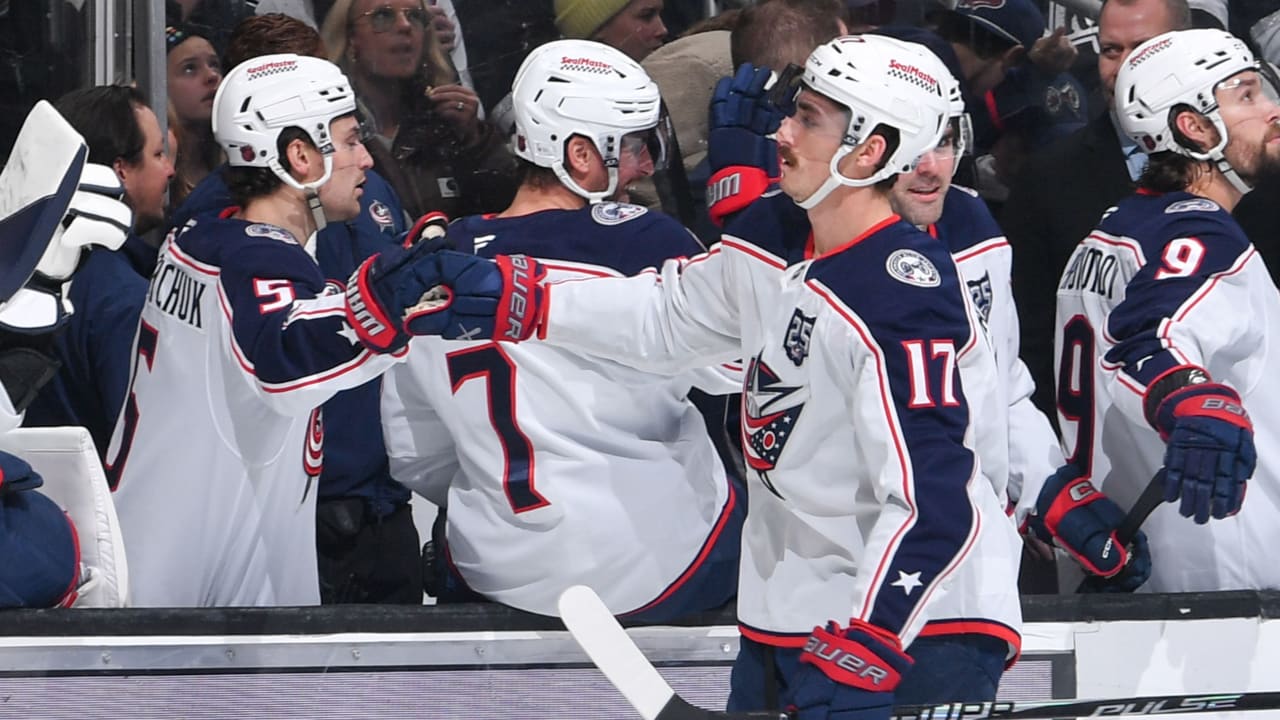 Marchment scores 2, Blue Jackets defeat Kings