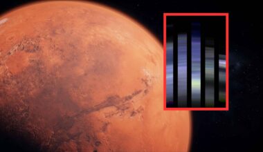 Detailed images of sunset on Mars show different layers and colors