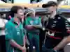 Fernando Alonso and Max Verstappen have a chat Fernando Alonso and Max Verstappen at the 2025 Abu Dhabi F1 Grand Prix.