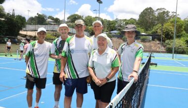 New courts herald a smashing return for Nambour Tennis   — The Sunshine Valley Gazette
