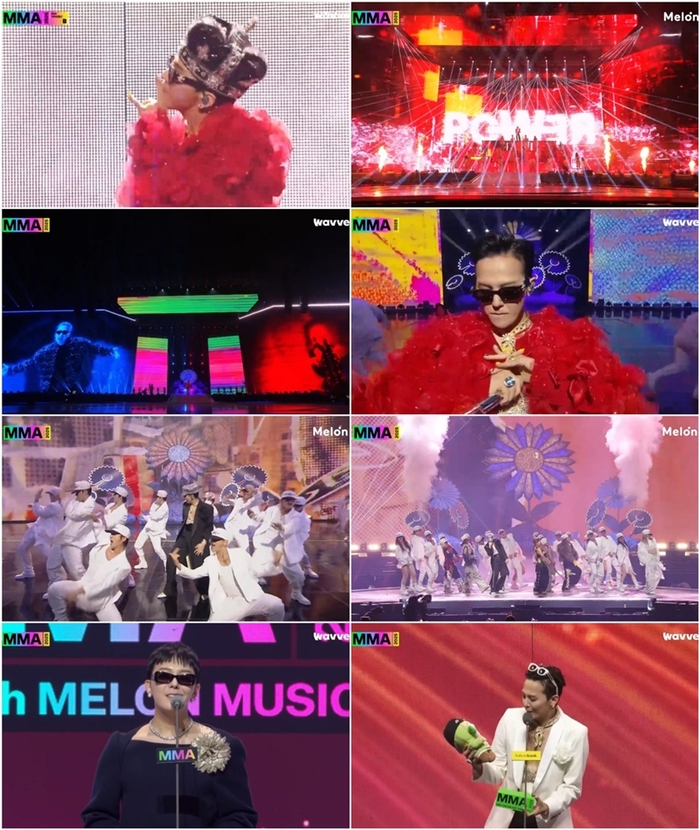 G-Dragon. Photo l Screenshot from '2025 MMA' video