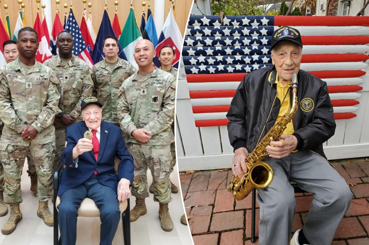 World War II vet excited to perform national anthem on saxophone for Islanders-Rangers