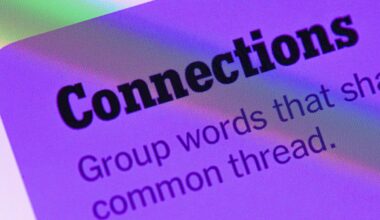 NYT word games connections