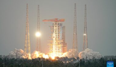 China's Long March-8A rocket launches internet satellites-Xinhua
