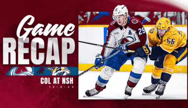 Avalanche Falls 4-3 in Shootout After Makar Ties Game With Nine Seconds in Regulation