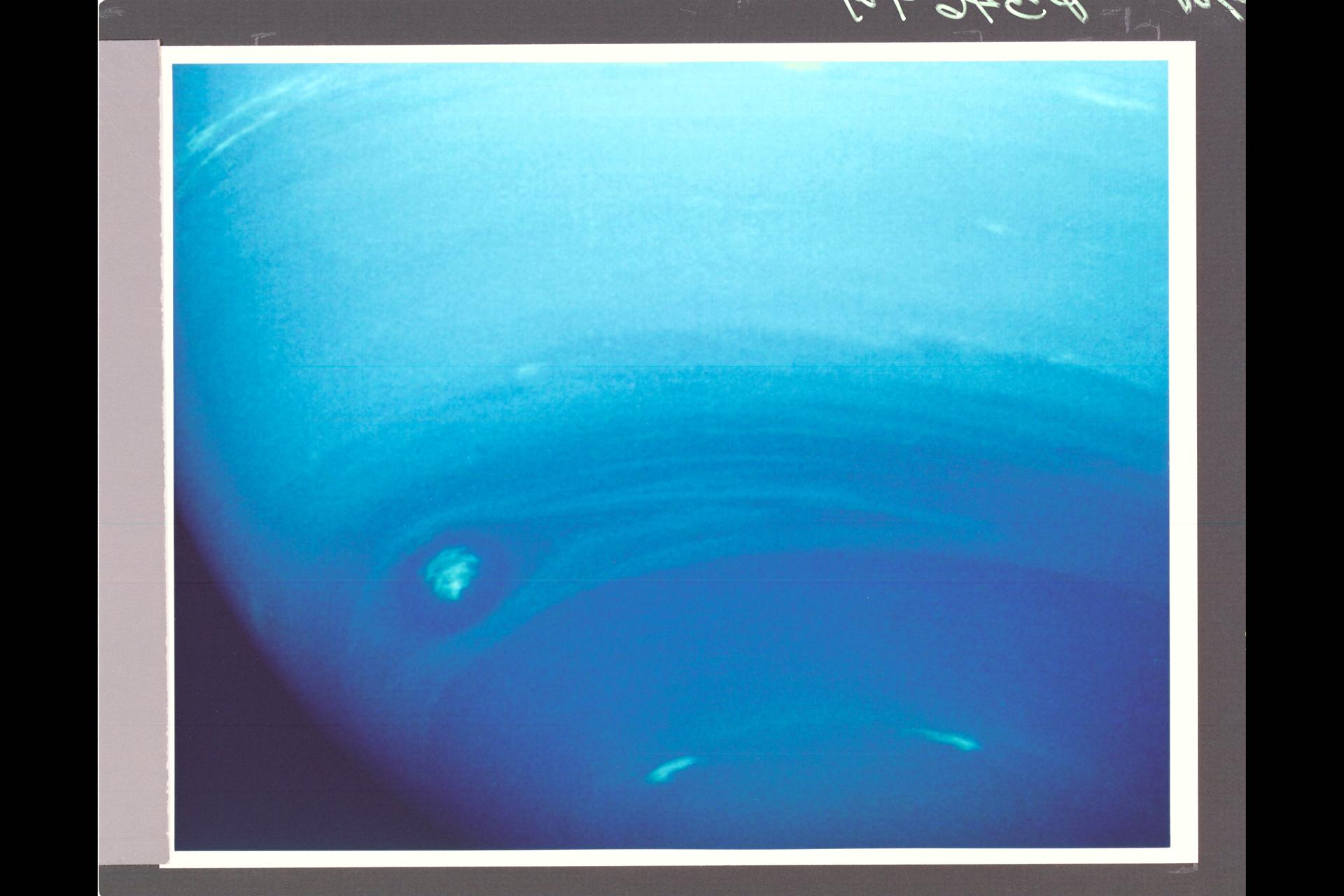 Neptune looks very blue up close