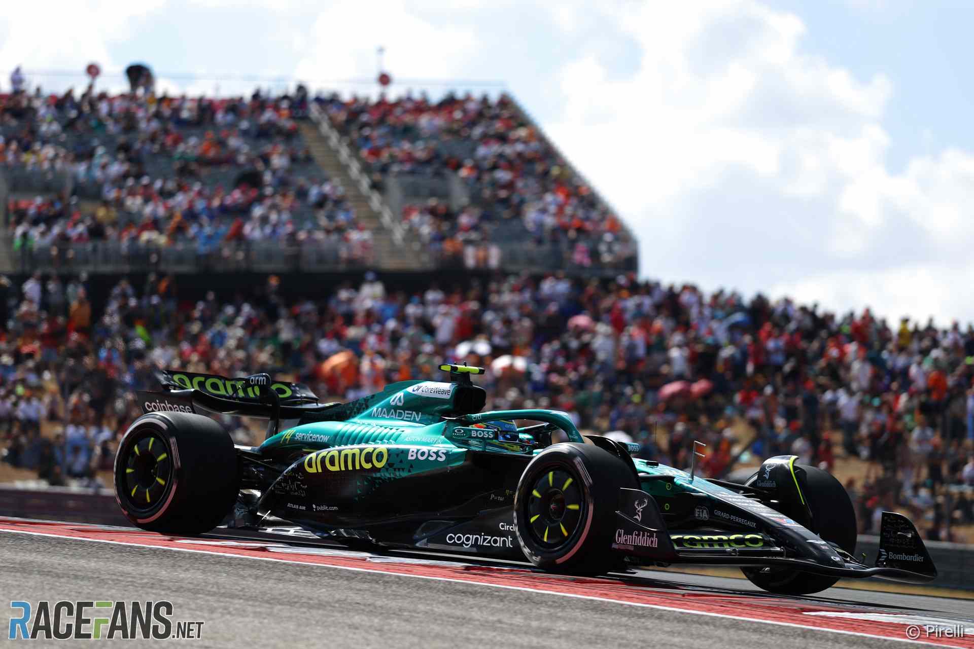 Fernando Alonso, Aston Martin, Circuit of the Americas, 2025