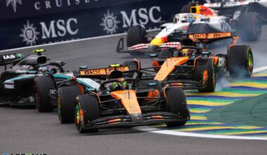 Lando Norris, Oscar Piastri, Andrea Kimi Antonelli, Interlagos, 2025