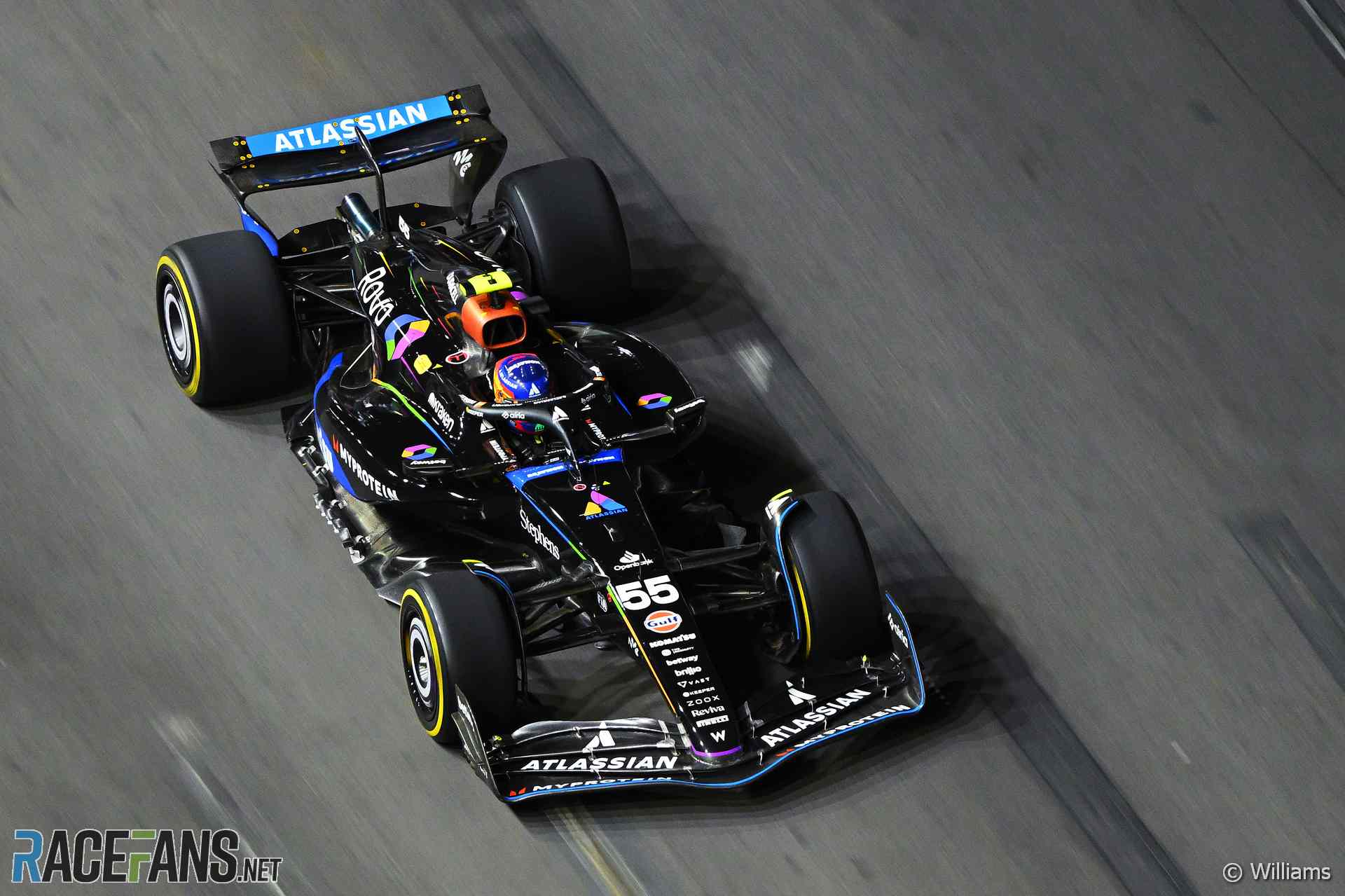 Carlos Sainz Jnr, Williams, Las Vegas Strip Circuit, 2025