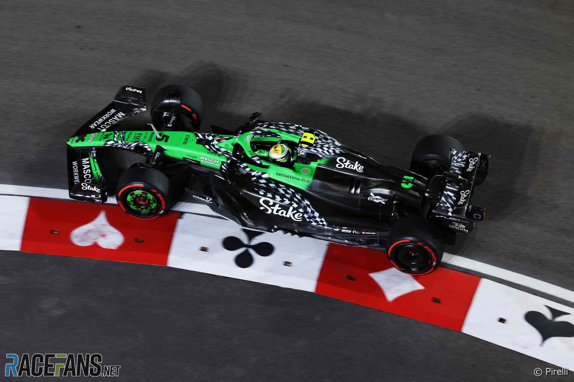 Gabriel Bortoleto, Sauber, Las Vegas Strip Circuit, 2025