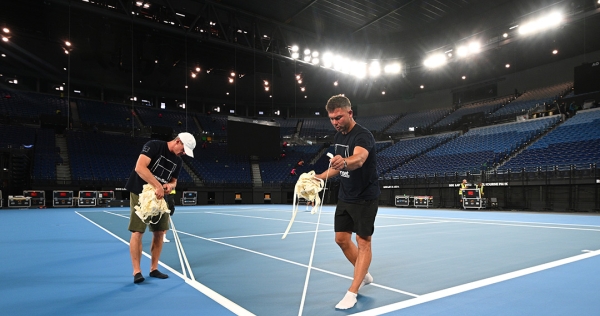 Rod Laver Arena takes shape as AO approaches