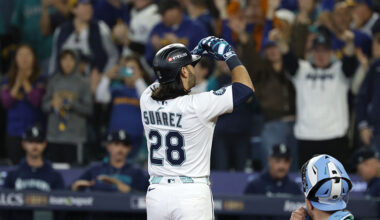 Seattle Mariners Eugenio Suárez...