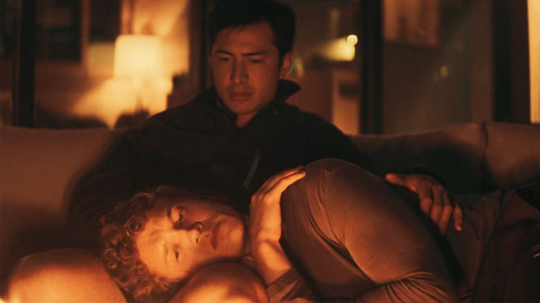 Connor Storrie as Ilya Rozanov and Hudson Williams as Shane Hollander on HBO Max's Heated Rivalry