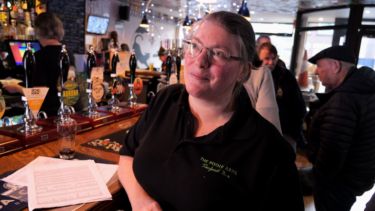 Michelle Smith, landlady of The Poole Arms, said all her prices are going up