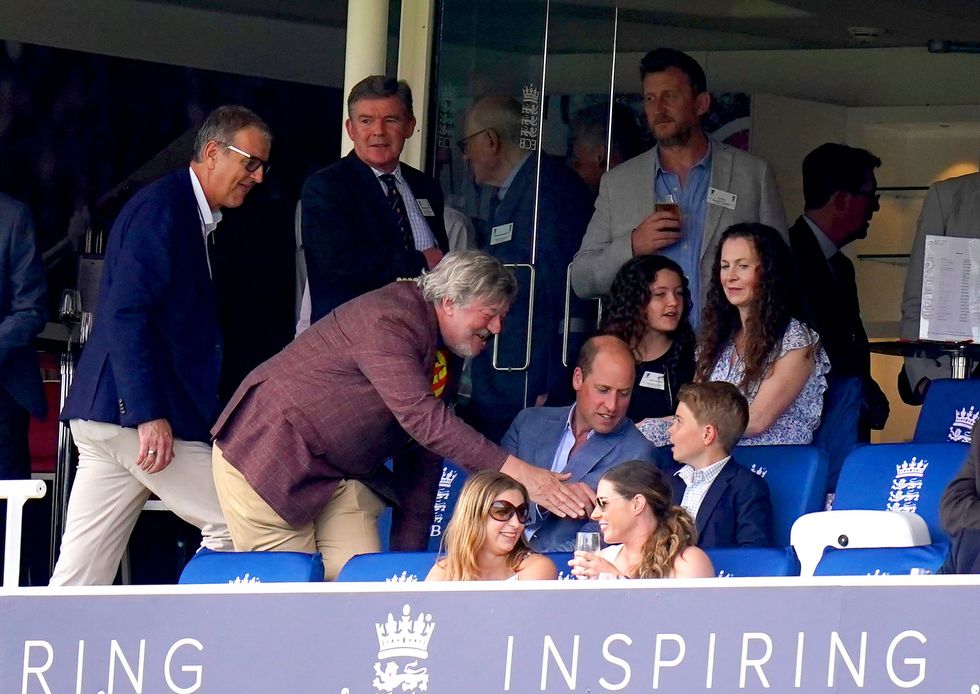 Stephen Fry and Prince George