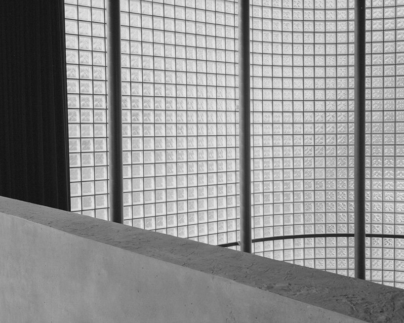 stocker lee architetti wraps MANMADE seoul with textile-like concrete and glass blocks