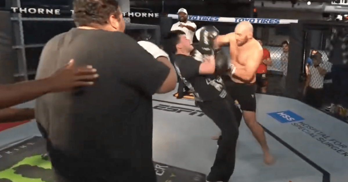 Watch Sean Strickland beat up three influencers at once