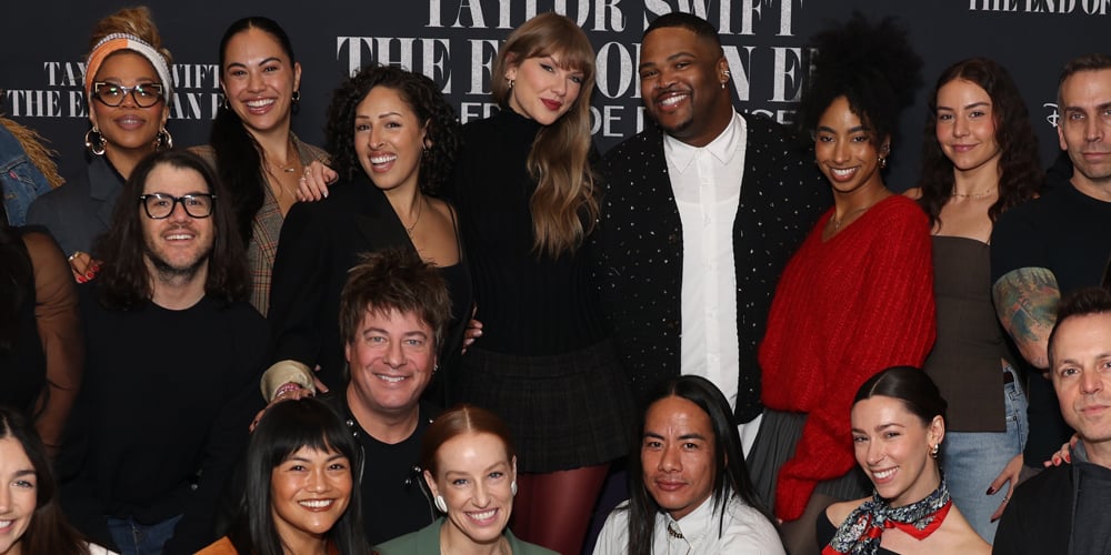 Taylor Swift Attends Screening for Disney+’s ‘End of an Era’ with Her Tour Dancers, Singers, & More! | Amanda Balen, Jan Ravnik, Kameron Saunders, Karen Chuang, Natalie Reid, Raphael Thomas, Taylor Banks, Taylor Swift | Celebrity News and Gossip | Entertainment, Photos and Videos
