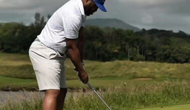 Temba Bavuma’s Impressive Golf Swing Captured in Viral Video