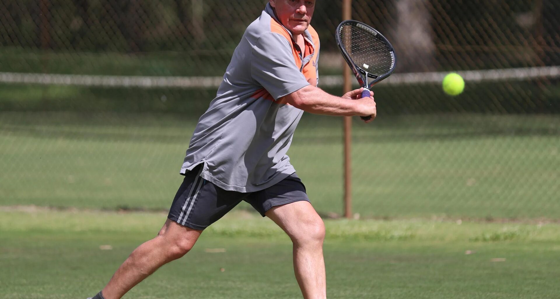 Senior aggregate tennis flying through the season