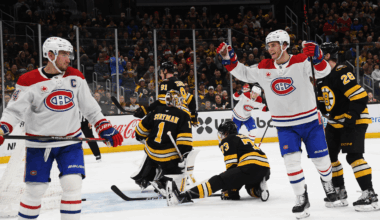 Canadiens score 5 straight, surge to win against Bruins