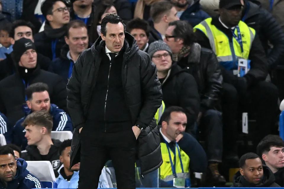 Aston Villa manager Unai Emery.